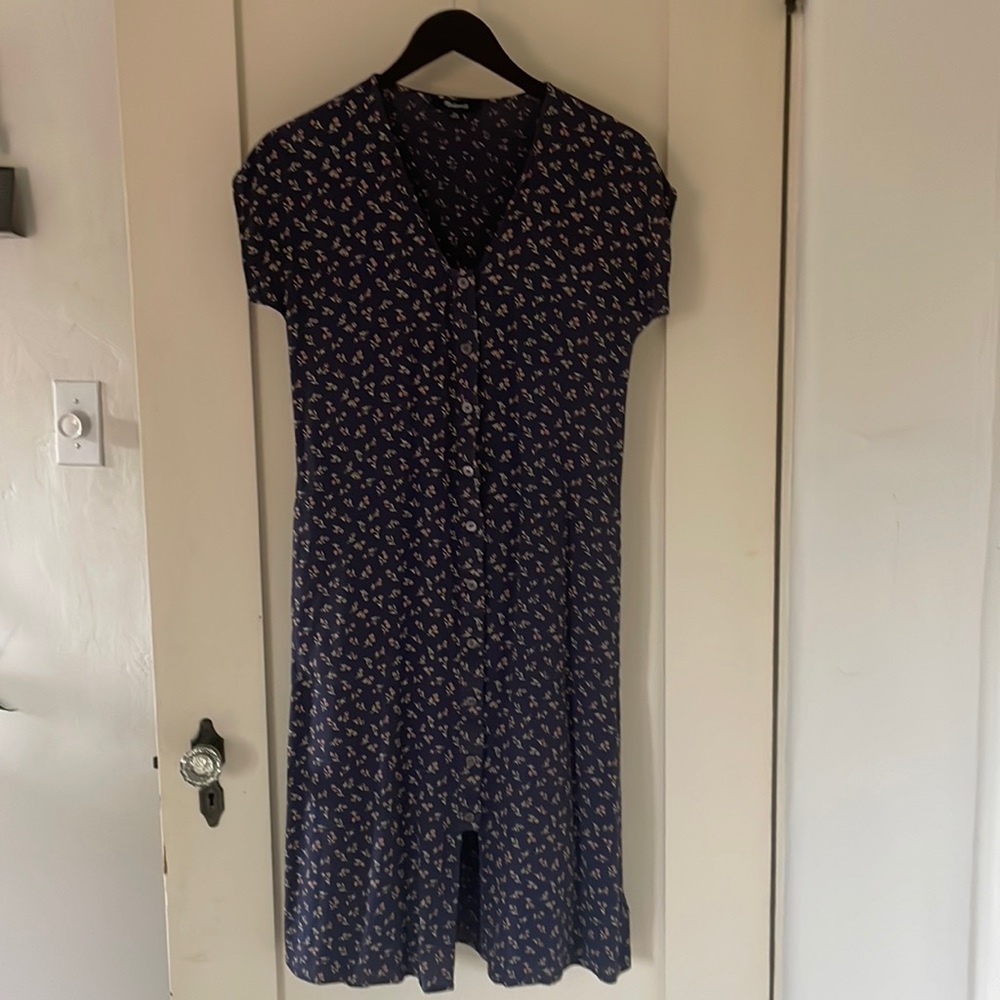 Madewell ditsy floral midi dress